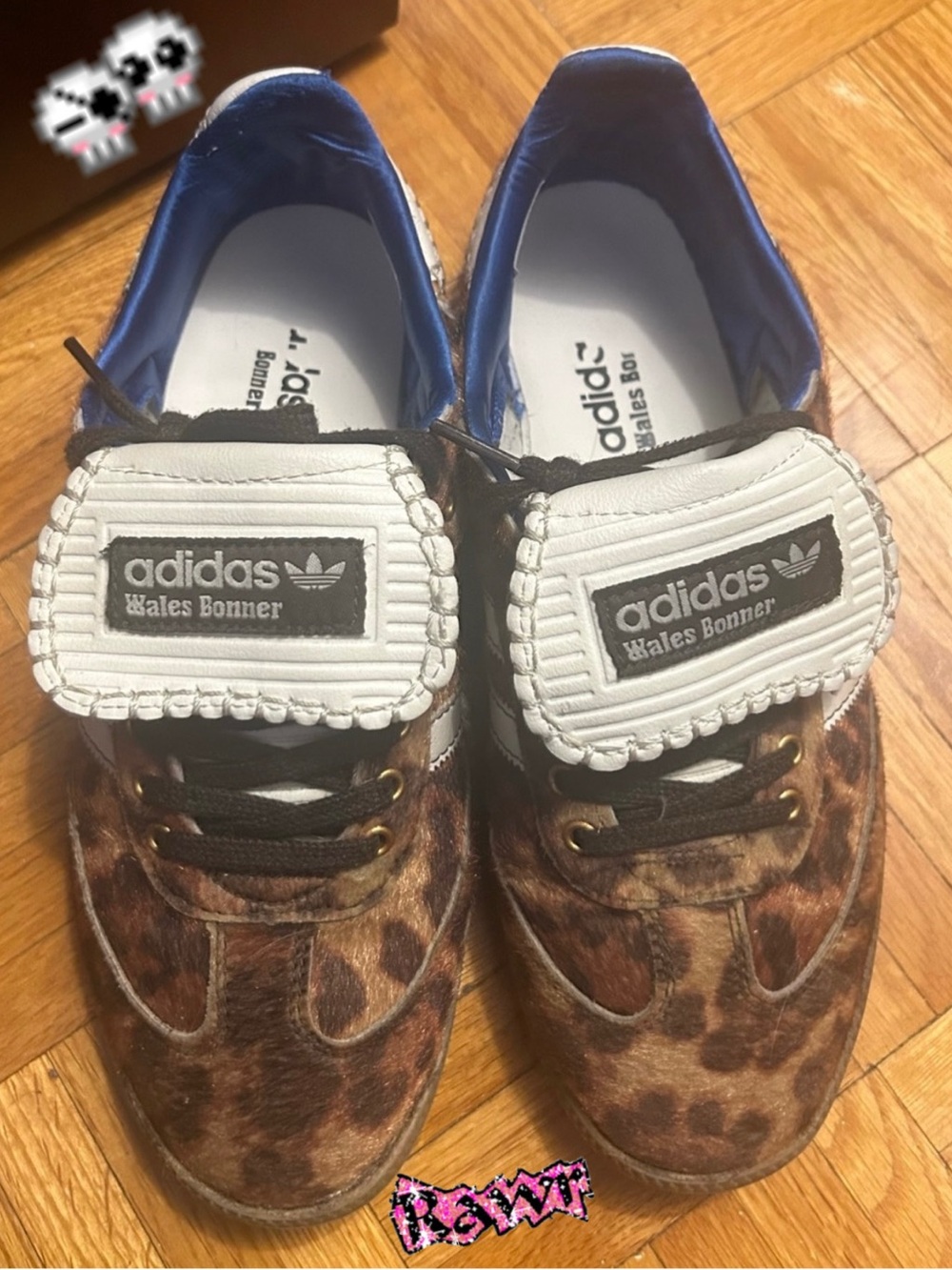 Adidas x Wales Bonner Leopard Print Sneakers
